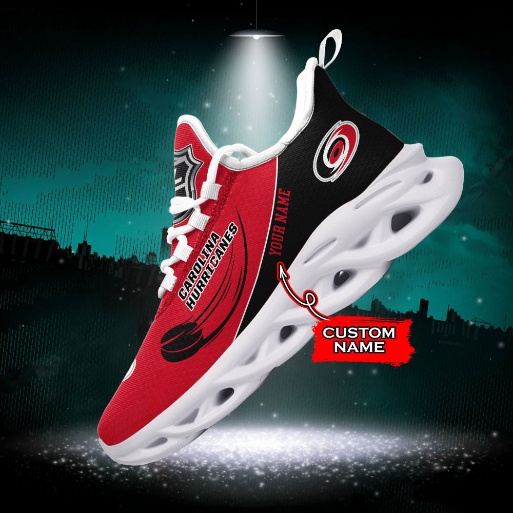 Personalized Carolina Hurricanes NHL Max Soul Shoes Sneakers for Men And Women – NHL Hockey Fan Shoes, Team Sneakers