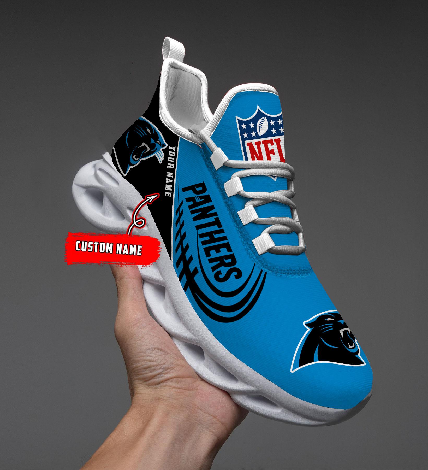 Personalized Carolina Panthers Max Soul Shoes Sneakers for Men And Women – NFL Football Fan Shoes, Team Sneakers - Image 8