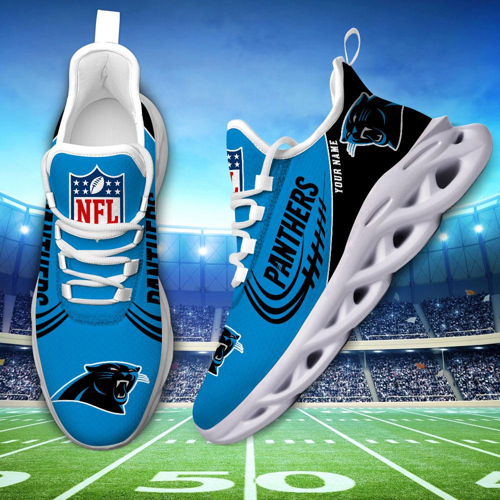 Personalized Carolina Panthers Max Soul Shoes Sneakers for Men And Women – NFL Football Fan Shoes, Team Sneakers - Image 5