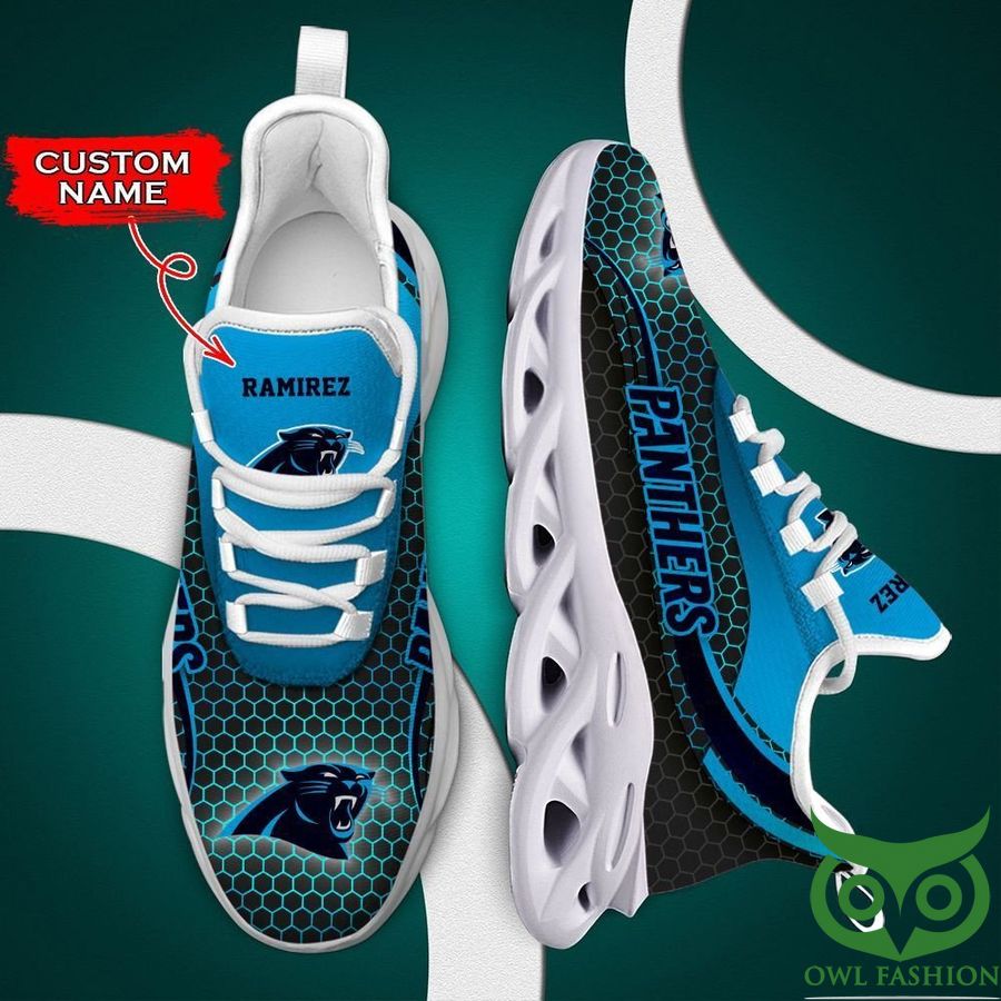 Personalized Carolina Panthers Max Soul Shoes Sneakers for Men And Women – NFL Football Fan Shoes, Team Sneakers