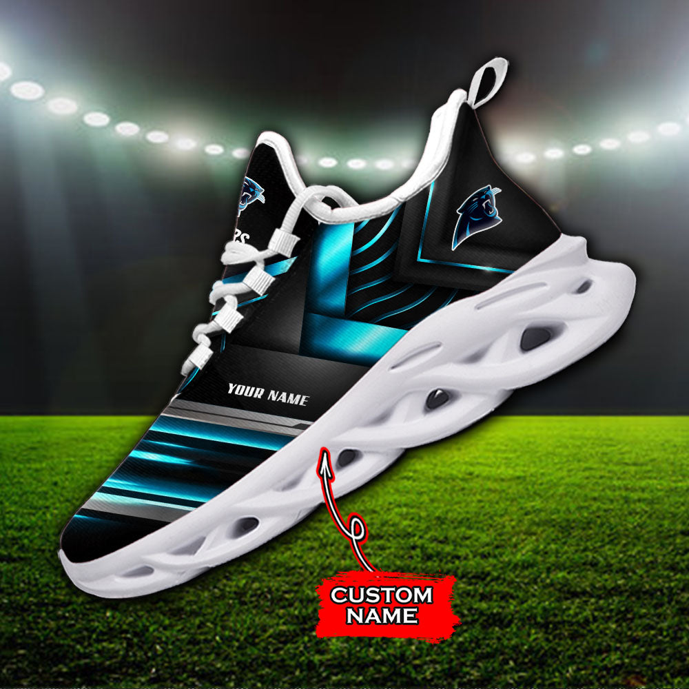 Personalized Carolina Panthers NFL Max Soul Shoes Sneakers for Men And Women – NFL Football Fan Shoes, Team Sneakers