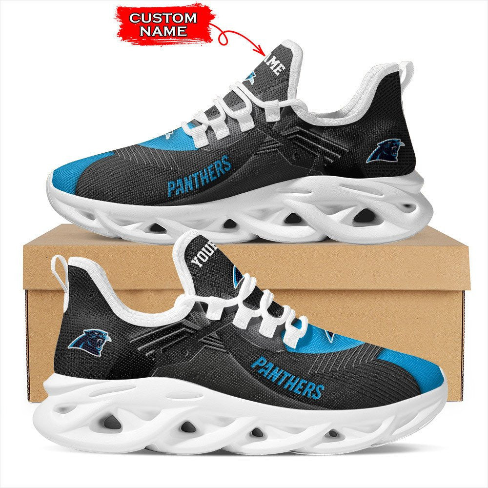 Personalized Carolina Panthers NFL Max Soul Shoes Sneakers for Men And Women – NFL Football Fan Shoes, Team Sneakers