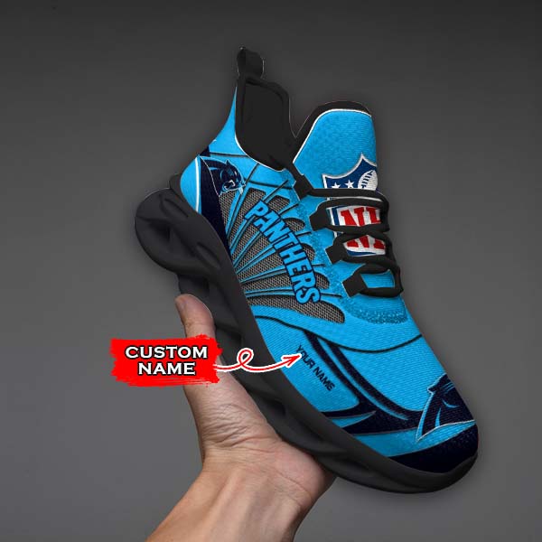 Personalized Carolina Panthers NFL Max Soul Shoes Sneakers for Men And Women – NFL Football Fan Shoes, Team Sneakers - Image 5