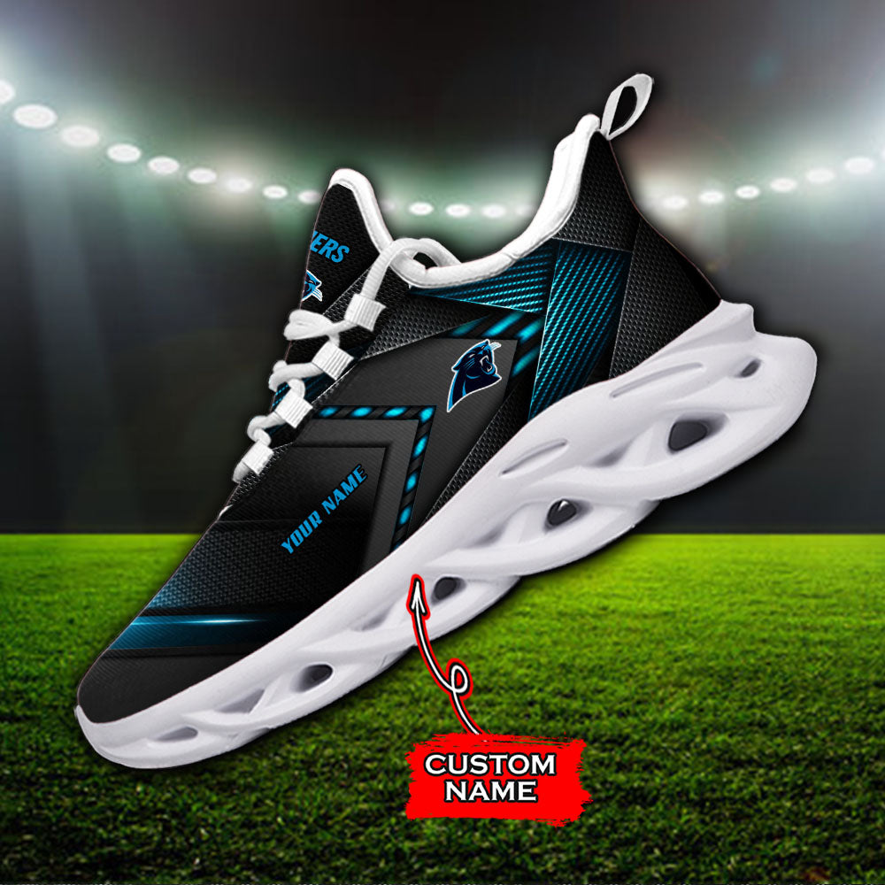 Personalized Carolina Panthers NFL Max Soul Shoes Sneakers for Men And Women – NFL Football Fan Shoes, Team Sneakers