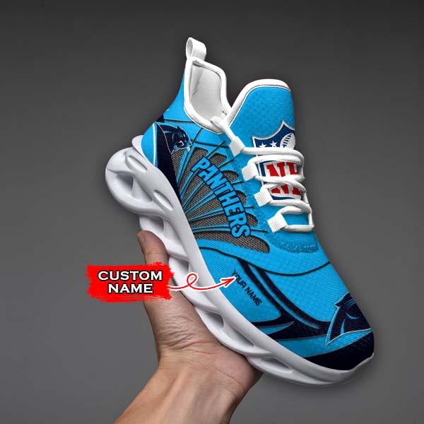 Personalized Carolina Panthers NFL Max Soul Shoes Sneakers for Men And Women – NFL Football Fan Shoes, Team Sneakers - Image 6
