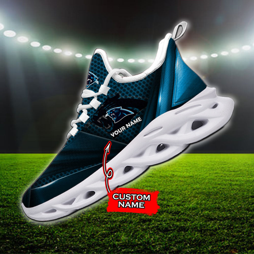 Personalized Carolina Panthers NFL Max Soul Shoes Sneakers for Men And Women – NFL Football Fan Shoes, Team Sneakers