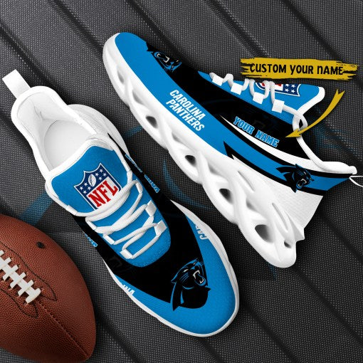 Personalized Carolina Panthers NFL Max Soul Shoes Sneakers for Men And Women – NFL Football Fan Shoes, Team Sneakers - Image 3