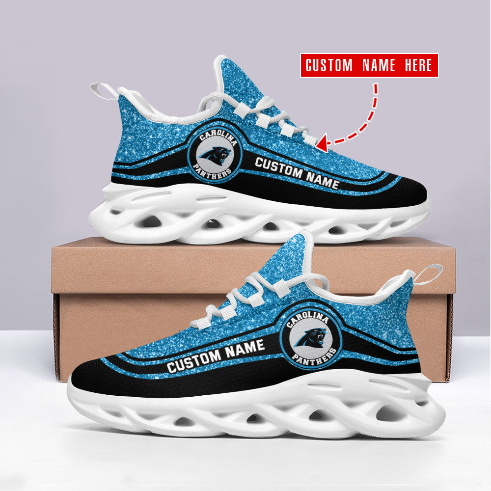 Personalized Carolina Panthers NFL Max Soul Shoes Sneakers for Men And Women – NFL Football Fan Shoes, Team Sneakers - Image 3