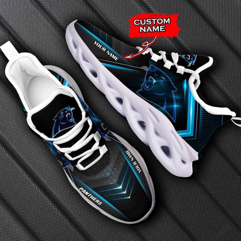 Personalized Carolina Panthers NFL Max Soul Shoes Sneakers for Men And Women – NFL Football Fan Shoes, Team Sneakers - Image 5