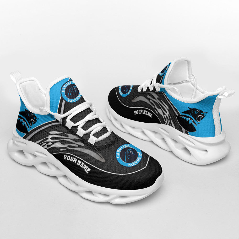 Personalized Carolina Panthers NFL Max Soul Shoes Sneakers for Men And Women – NFL Football Fan Shoes, Team Sneakers - Image 4