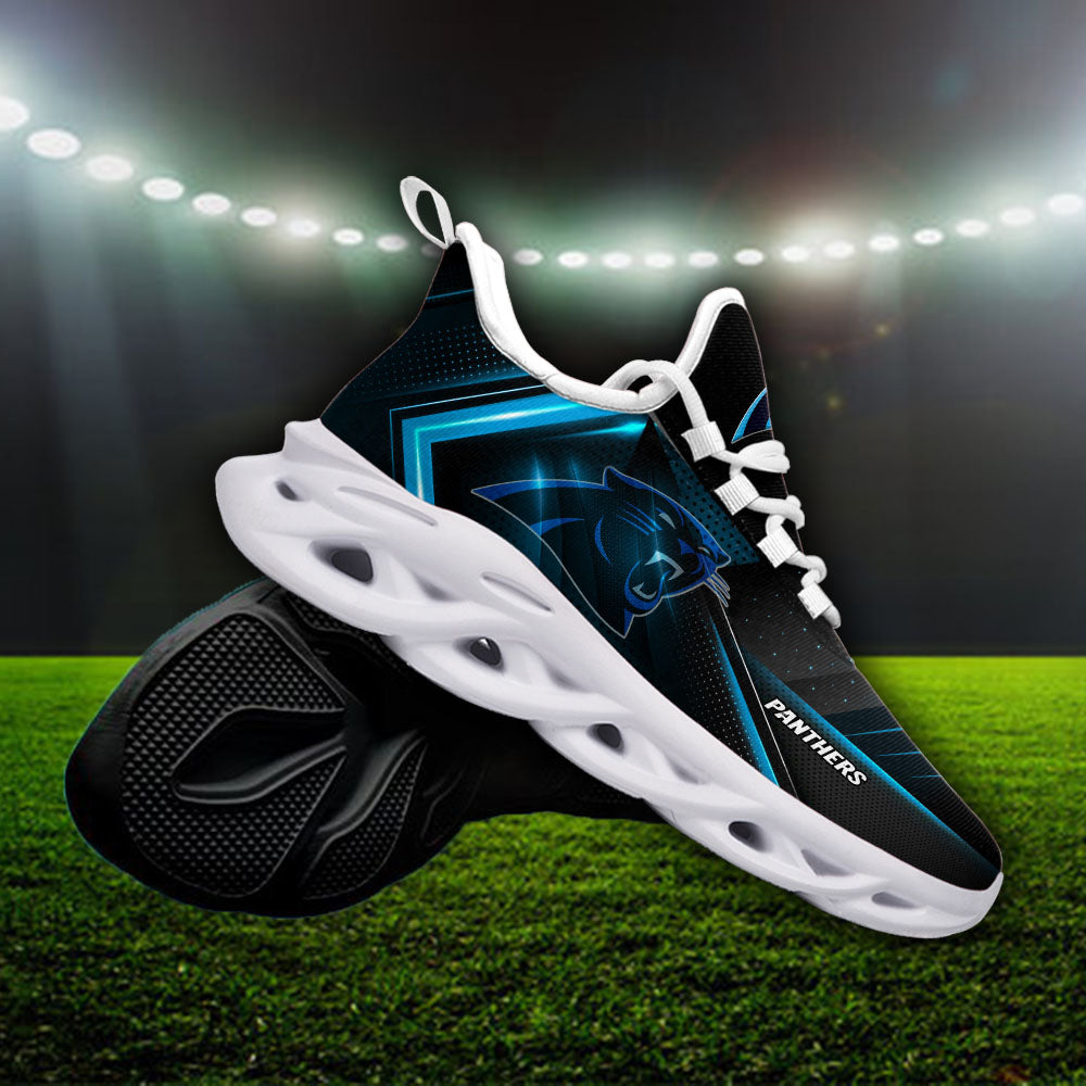 Personalized Carolina Panthers NFL Max Soul Shoes Sneakers for Men And Women – NFL Football Fan Shoes, Team Sneakers - Image 3