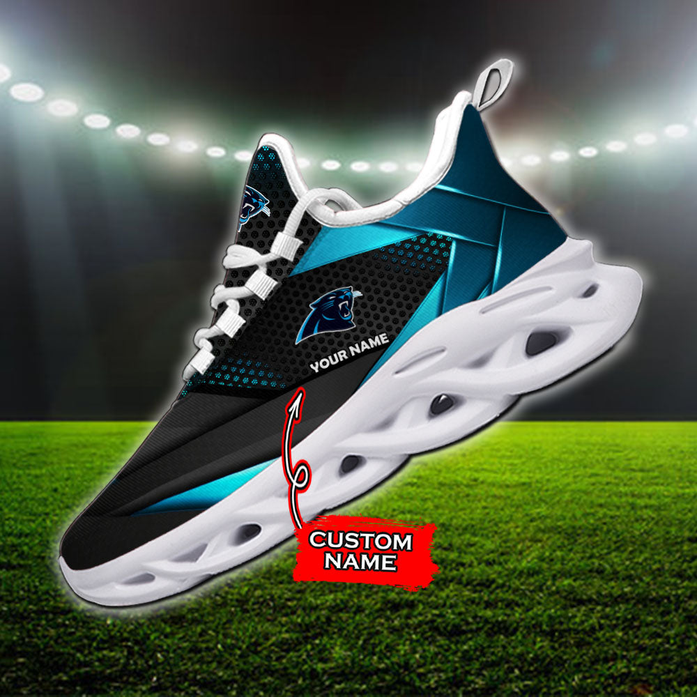 Personalized Carolina Panthers NFL Max Soul Shoes Sneakers for Men And Women – NFL Football Fan Shoes, Team Sneakers
