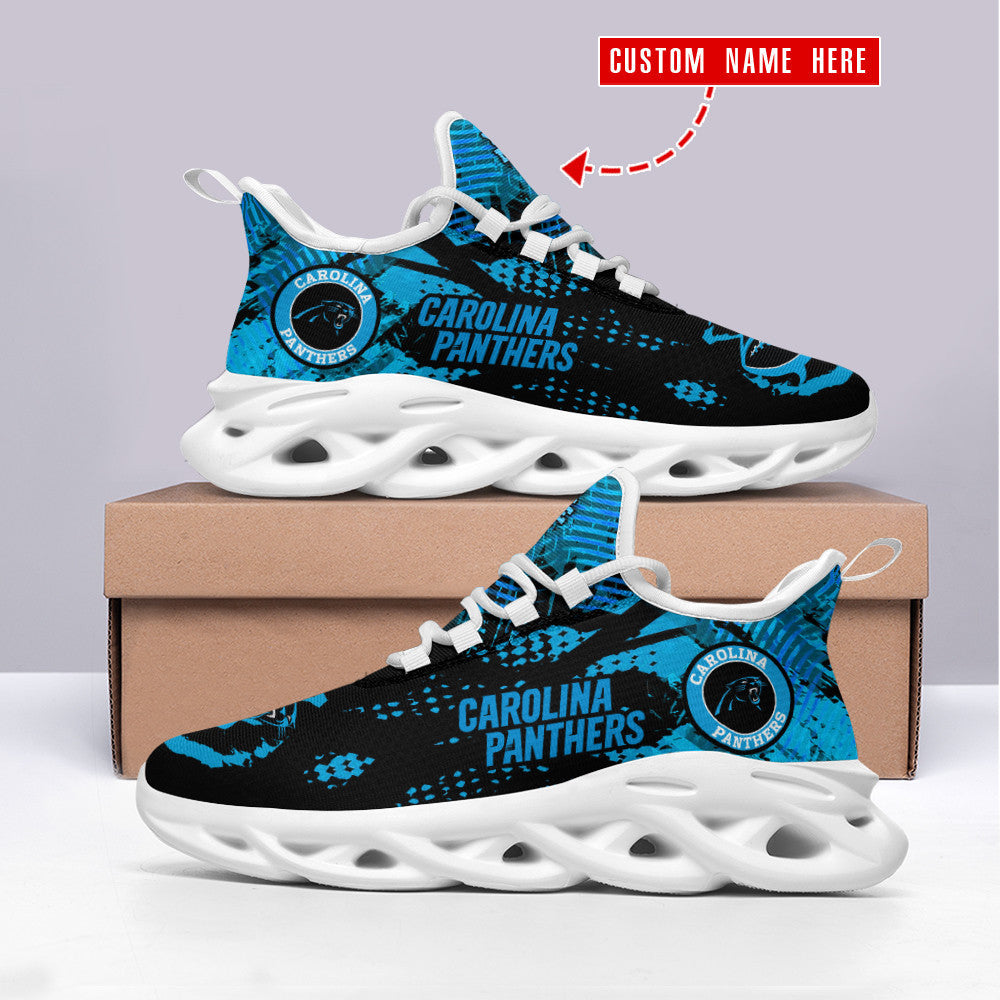 Personalized Carolina Panthers NFL Max Soul Shoes Sneakers for Men And Women – NFL Football Fan Shoes, Team Sneakers - Image 3