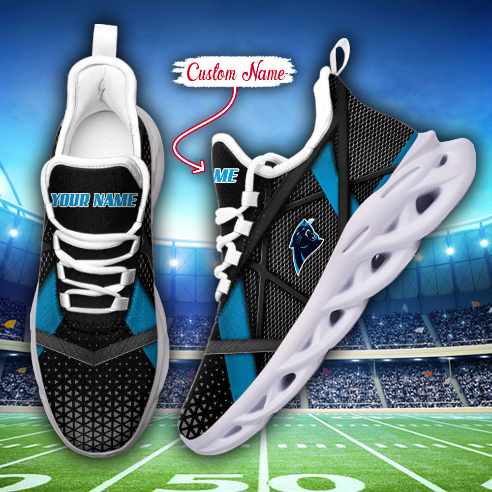 Personalized Carolina Panthers NFL Max Soul Shoes Sneakers for Men And Women – NFL Football Fan Shoes, Team Sneakers