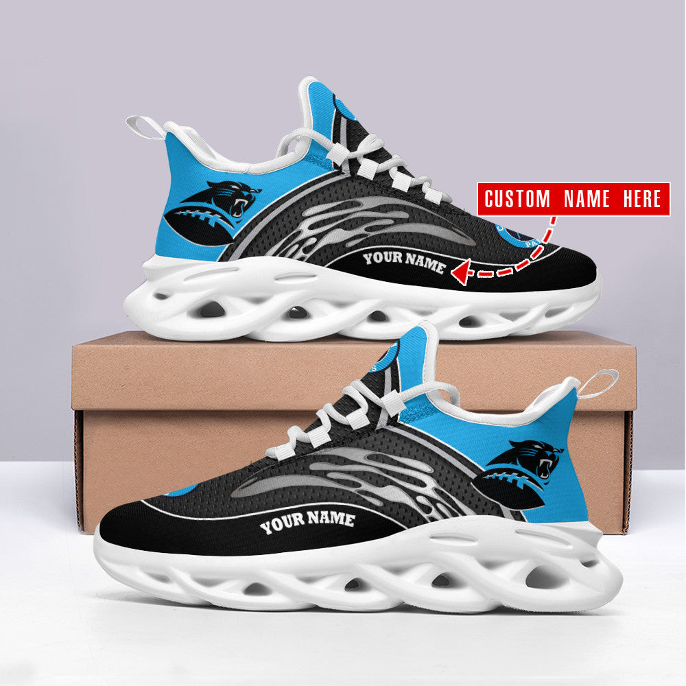 Personalized Carolina Panthers NFL Max Soul Shoes Sneakers for Men And Women – NFL Football Fan Shoes, Team Sneakers - Image 3