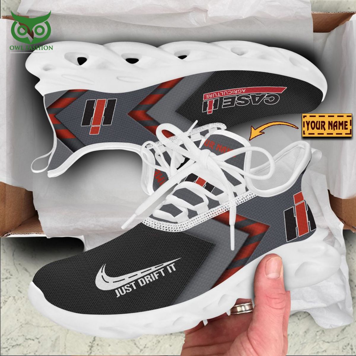 Personalized Case IH Max Soul Shoes Sneakers for Men And Women – Car Shoes, Racing Sneakers - Image 4
