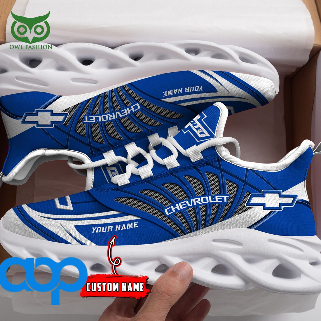 Personalized Chevrolet Max Soul Shoes Sneakers for Men And Women – Car Shoes, Racing Sneakers - Image 3