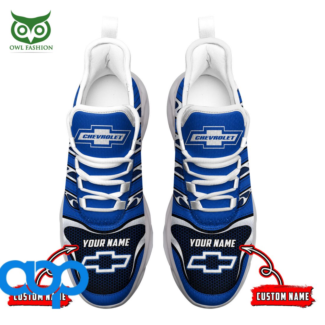 Personalized Chevrolet Max Soul Shoes Sneakers for Men And Women – Car Shoes, Racing Sneakers - Image 5