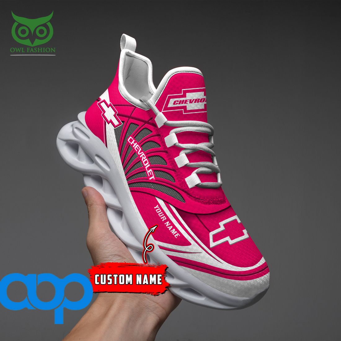 Personalized Chevrolet Max Soul Shoes Sneakers for Men And Women – Car Shoes, Racing Sneakers - Image 4