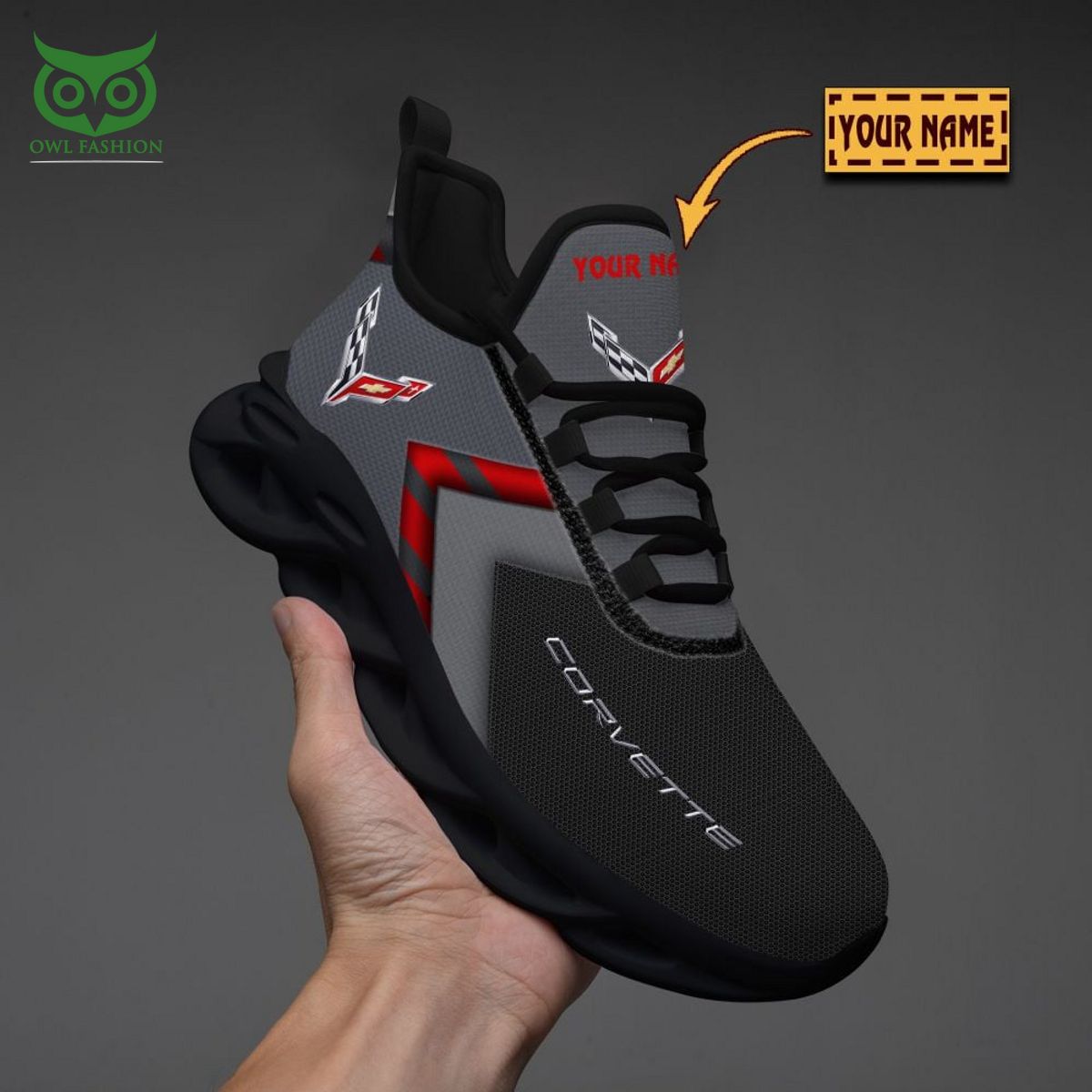 Personalized Chevrolet Max Soul Shoes Sneakers for Men And Women – Car Shoes, Racing Sneakers - Image 3
