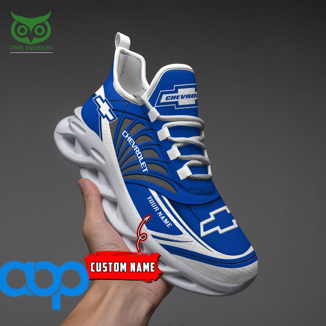 Personalized Chevrolet Max Soul Shoes Sneakers for Men And Women – Car Shoes, Racing Sneakers - Image 5