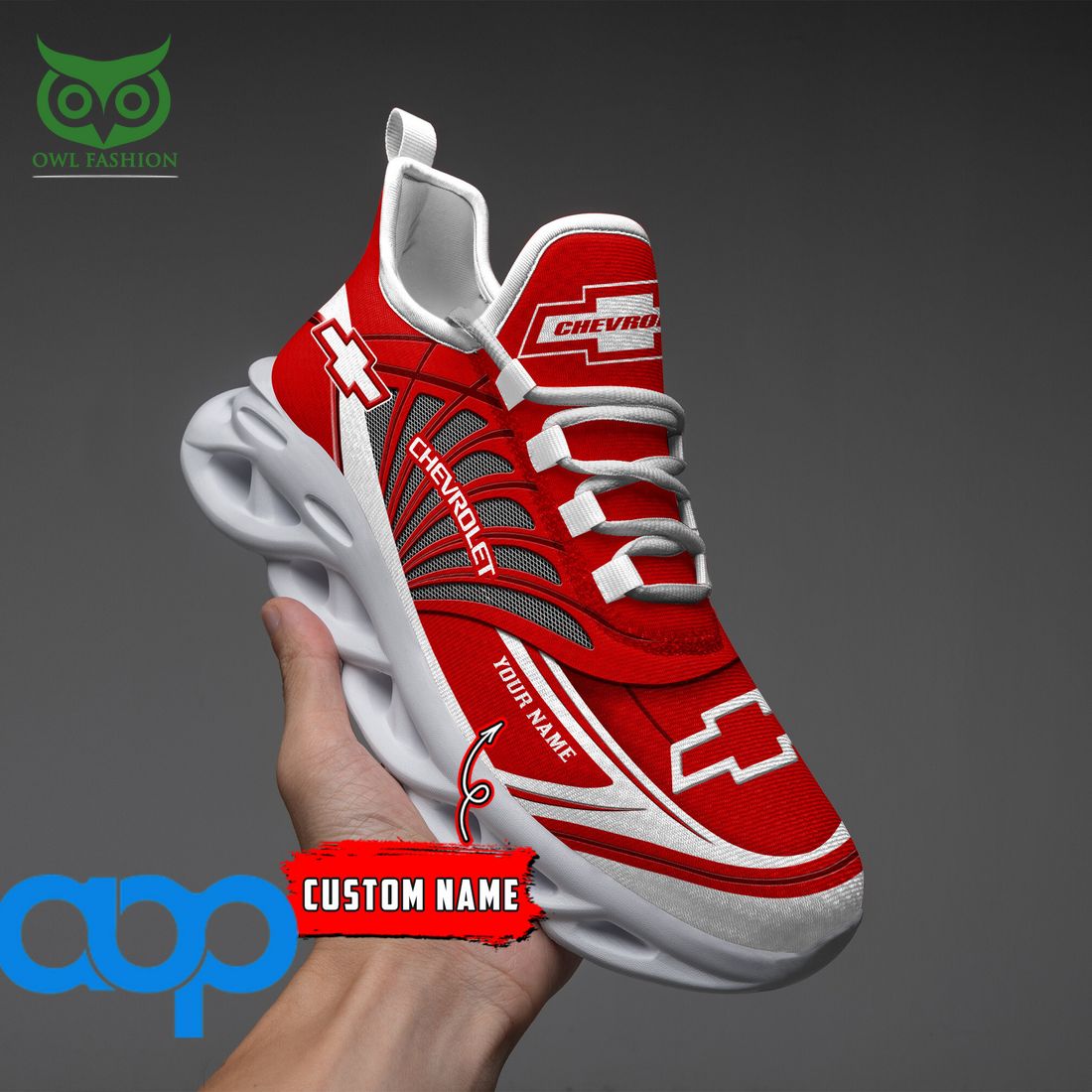 Personalized Chevrolet Max Soul Shoes Sneakers for Men And Women – Car Shoes, Racing Sneakers - Image 4
