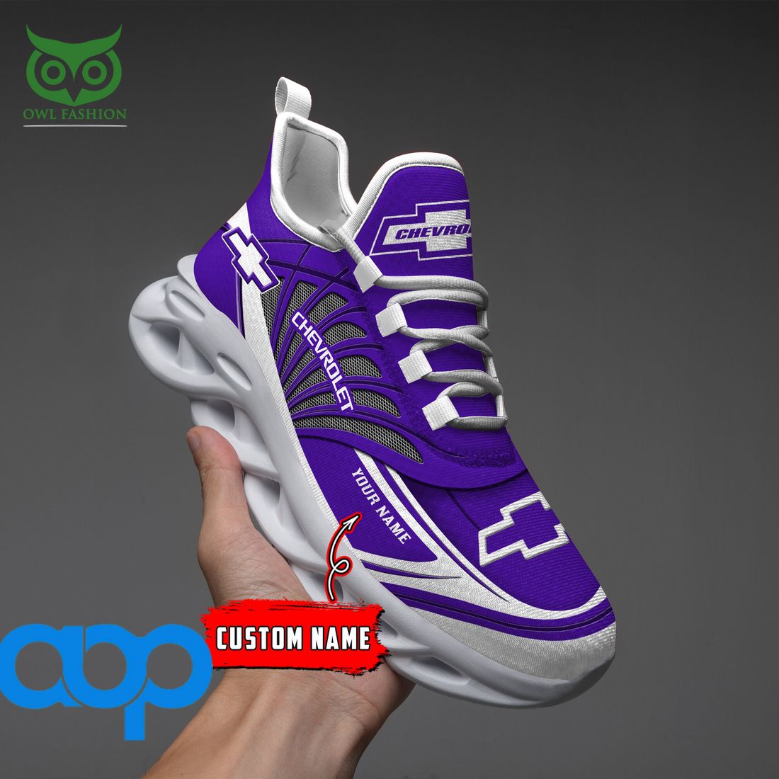 Personalized Chevrolet Max Soul Shoes Sneakers for Men And Women – Car Shoes, Racing Sneakers - Image 4