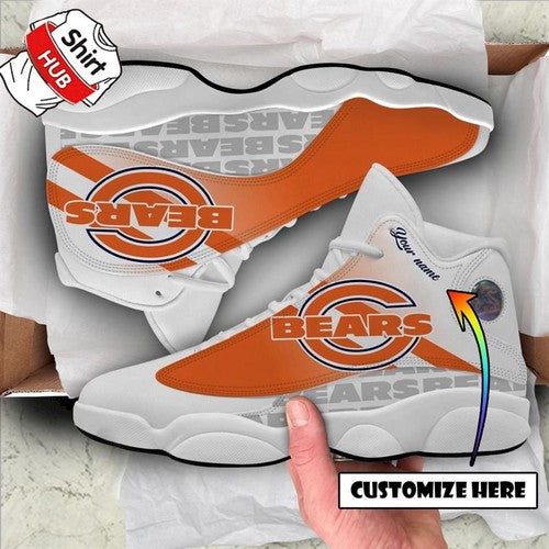 Personalized Chicago Bears JD13 Sneakers Shoes for Men & Women | Custom Fan Gift
