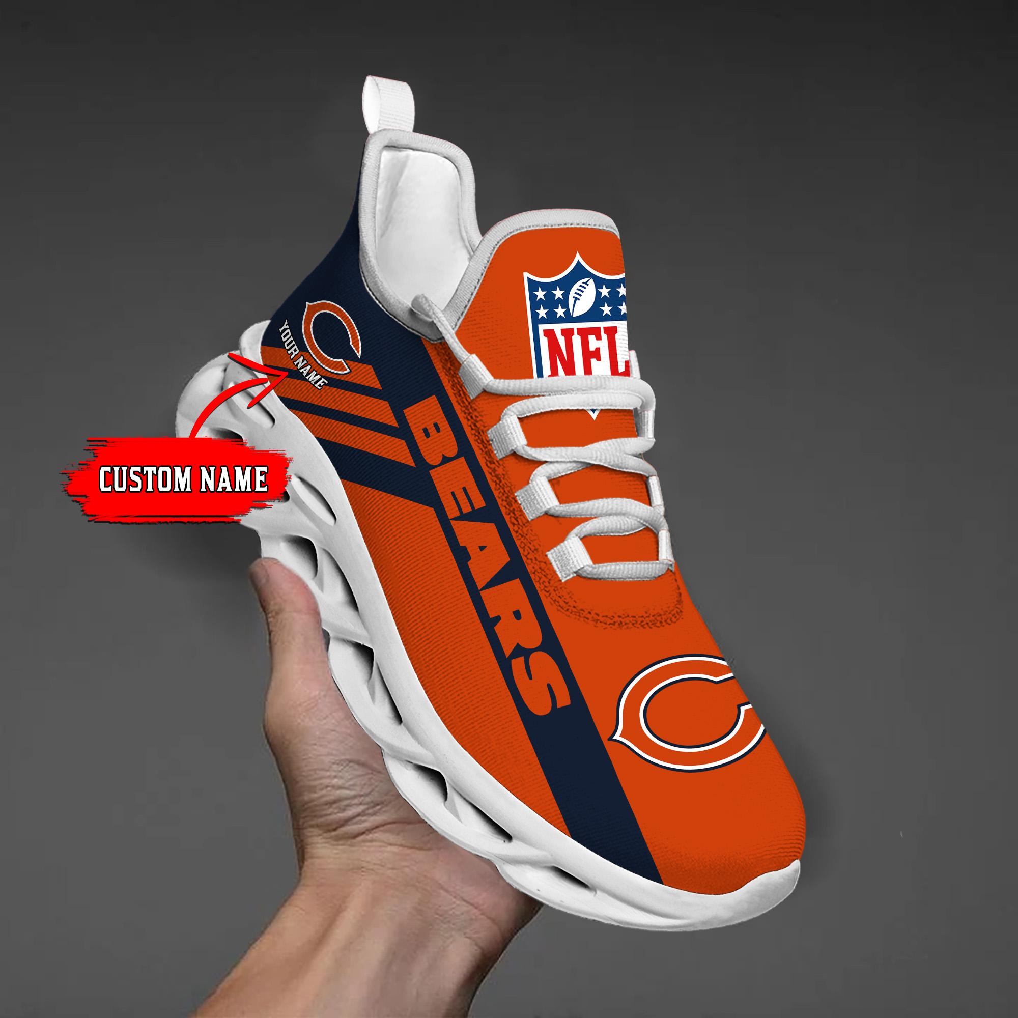 Personalized Chicago Bears Max Soul Shoes Sneakers for Men And Women – NFL Football Fan Shoes, Team Sneakers
