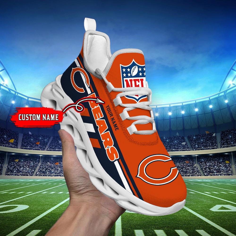 Personalized Chicago Bears Max Soul Shoes Sneakers for Men And Women – NFL Football Fan Shoes, Team Sneakers
