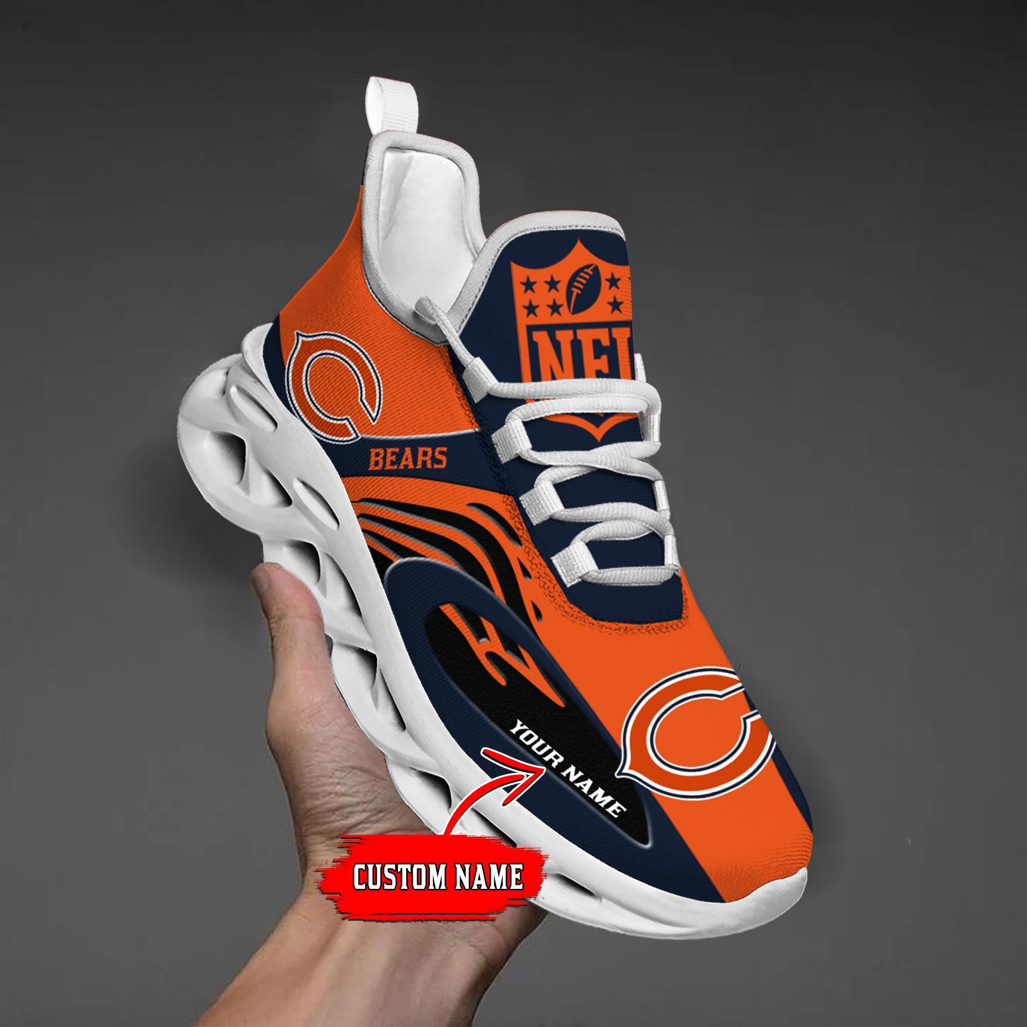 Personalized Chicago Bears Max Soul Shoes Sneakers for Men And Women – NFL Football Fan Shoes, Team Sneakers - Image 3