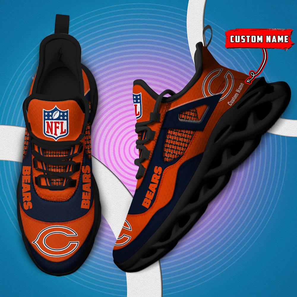 Personalized Chicago Bears Max Soul Shoes Sneakers for Men And Women – NFL Football Fan Shoes, Team Sneakers - Image 4