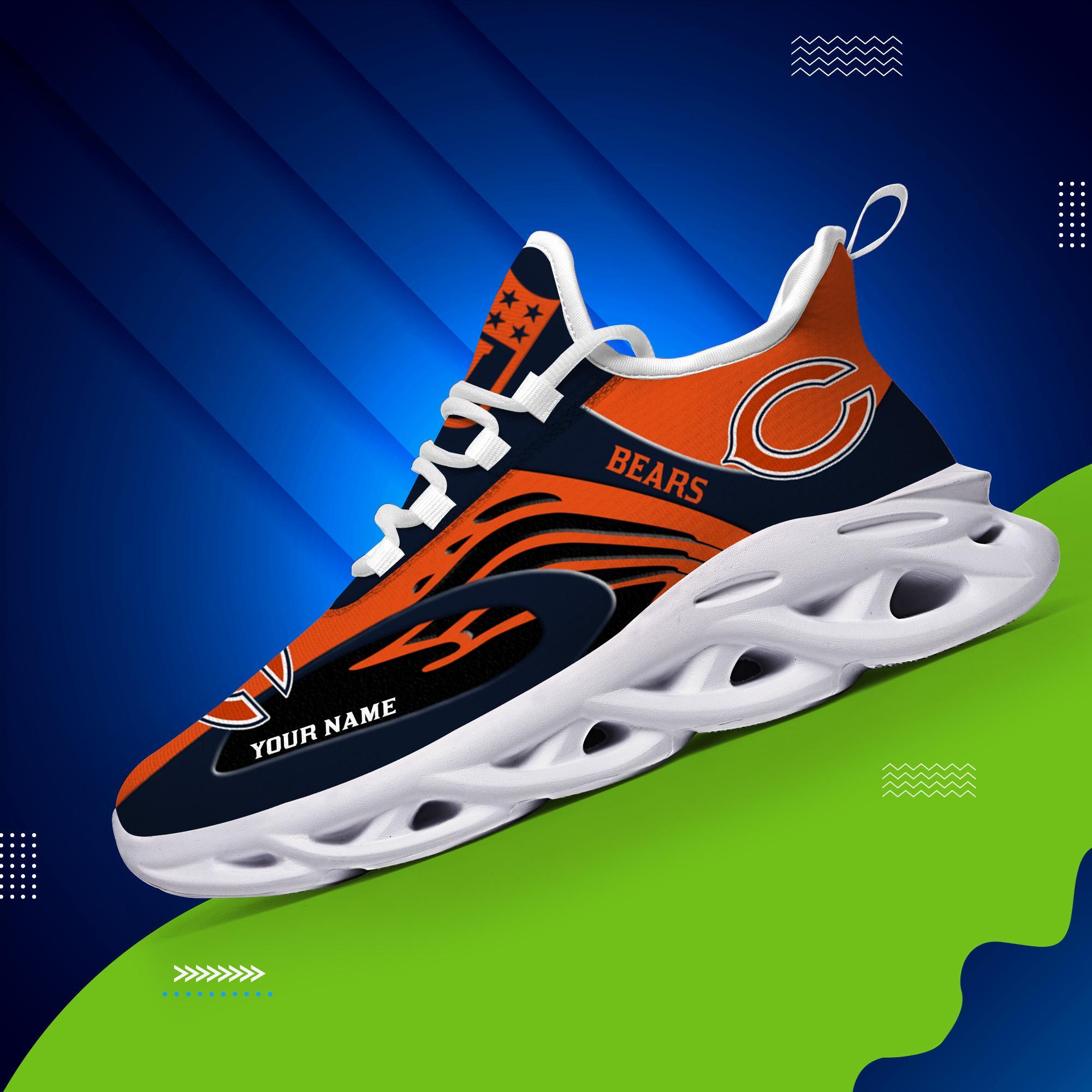 Personalized Chicago Bears Max Soul Shoes Sneakers for Men And Women – NFL Football Fan Shoes, Team Sneakers - Image 7