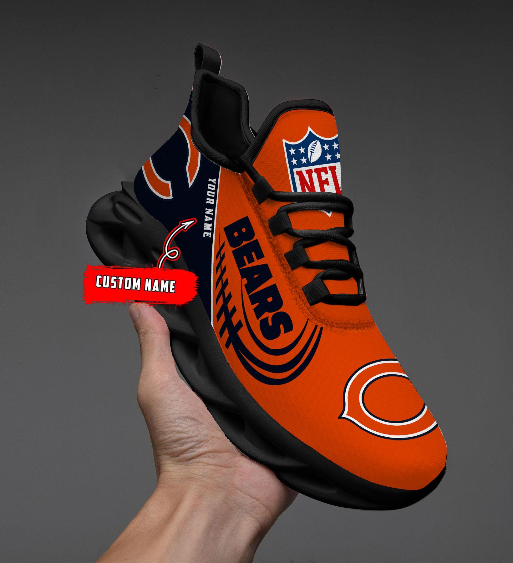 Personalized Chicago Bears Max Soul Shoes Sneakers for Men And Women – NFL Football Fan Shoes, Team Sneakers - Image 8