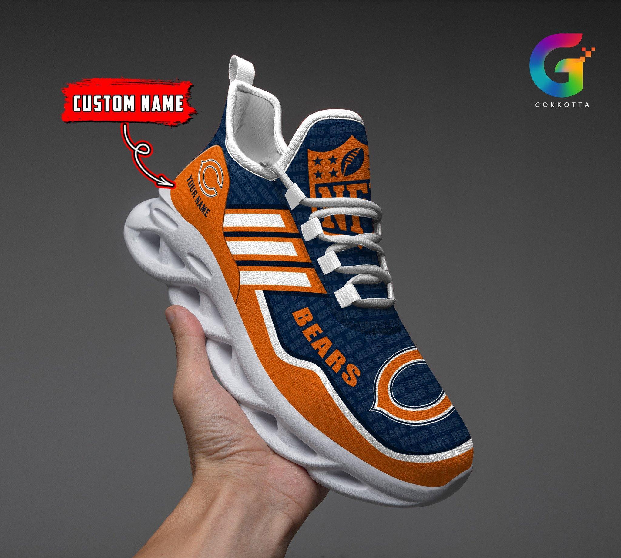 Personalized Chicago Bears Max Soul Shoes Sneakers for Men And Women – NFL Football Fan Shoes, Team Sneakers - Image 6