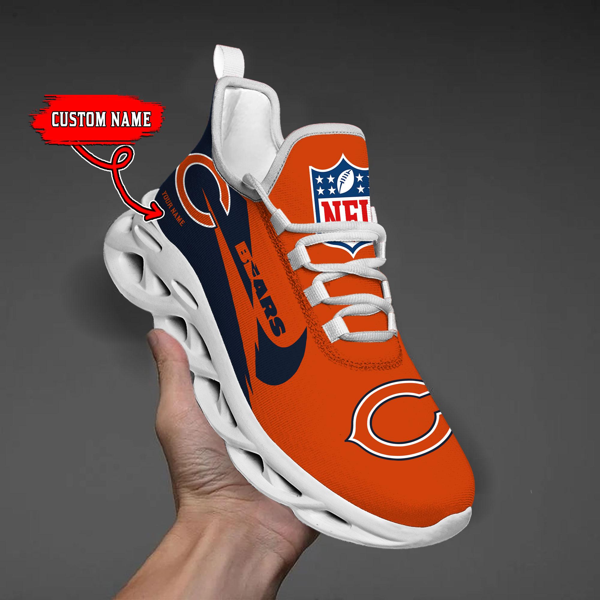 Personalized Chicago Bears Max Soul Shoes Sneakers for Men And Women – NFL Football Fan Shoes, Team Sneakers