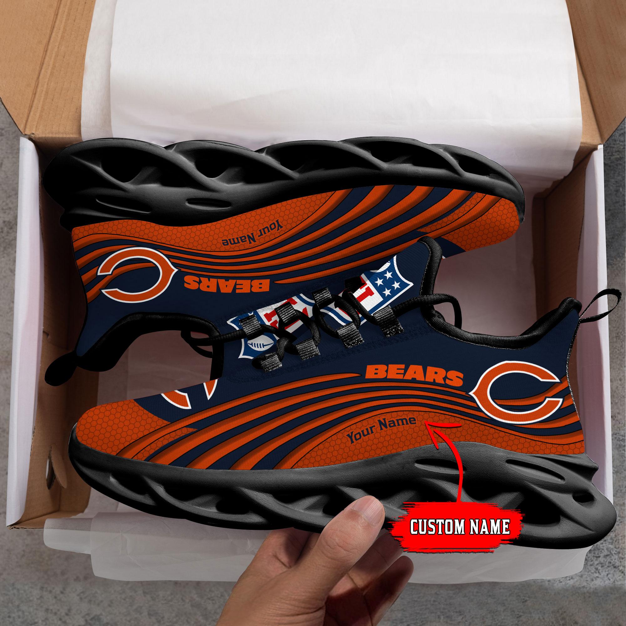 Personalized Chicago Bears Max Soul Shoes Sneakers for Men And Women – NFL Football Fan Shoes, Team Sneakers - Image 3