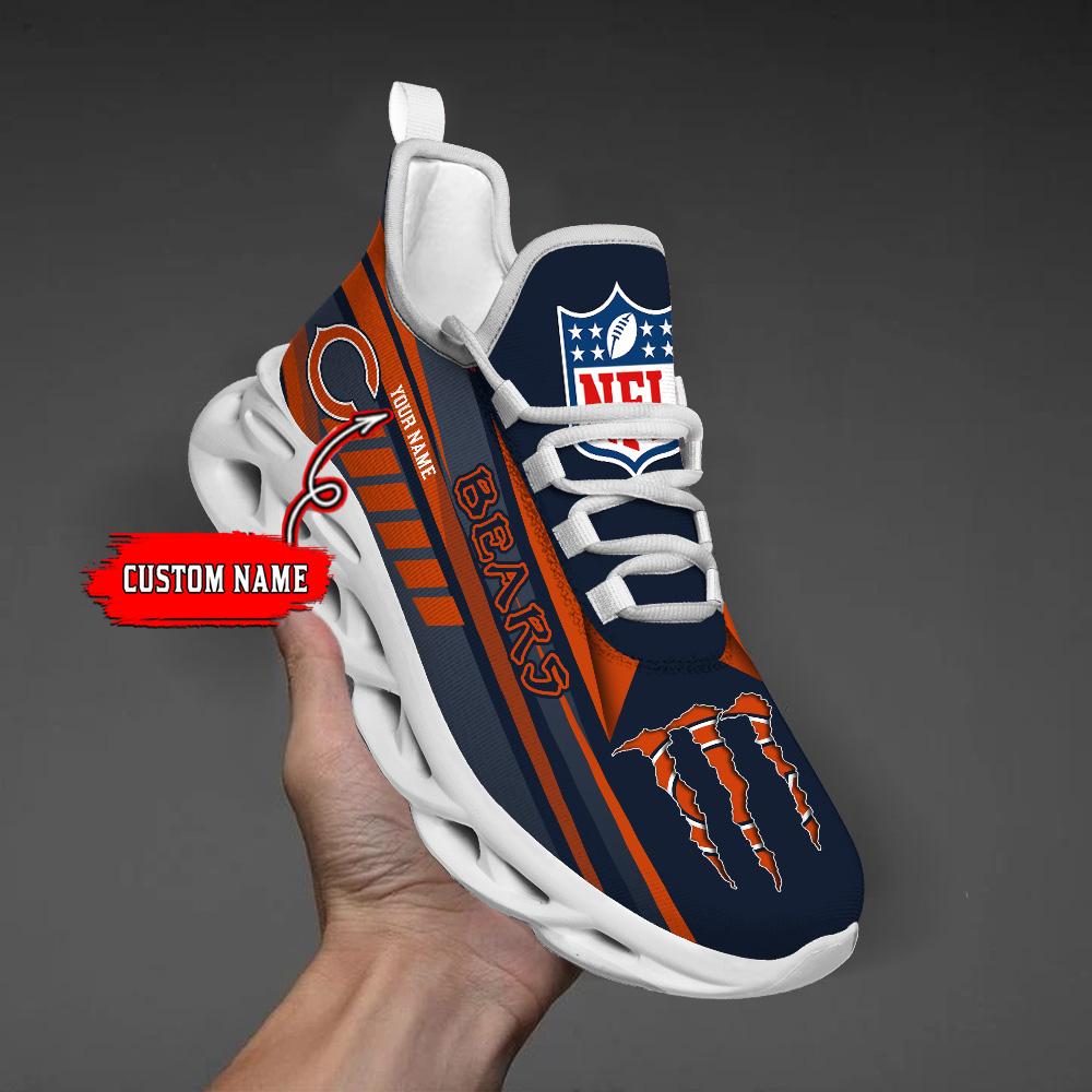 Personalized Chicago Bears Max Soul Shoes Sneakers for Men And Women – NFL Football Fan Shoes, Team Sneakers