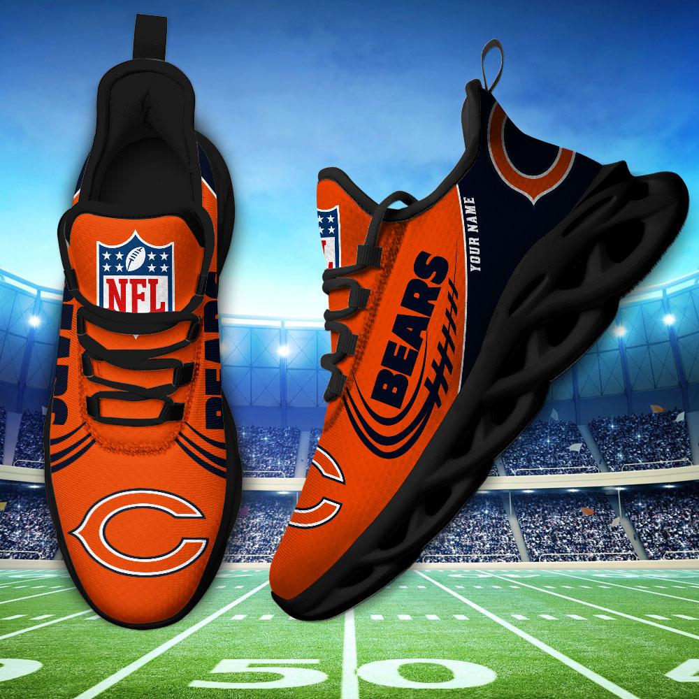Personalized Chicago Bears Max Soul Shoes Sneakers for Men And Women – NFL Football Fan Shoes, Team Sneakers - Image 6