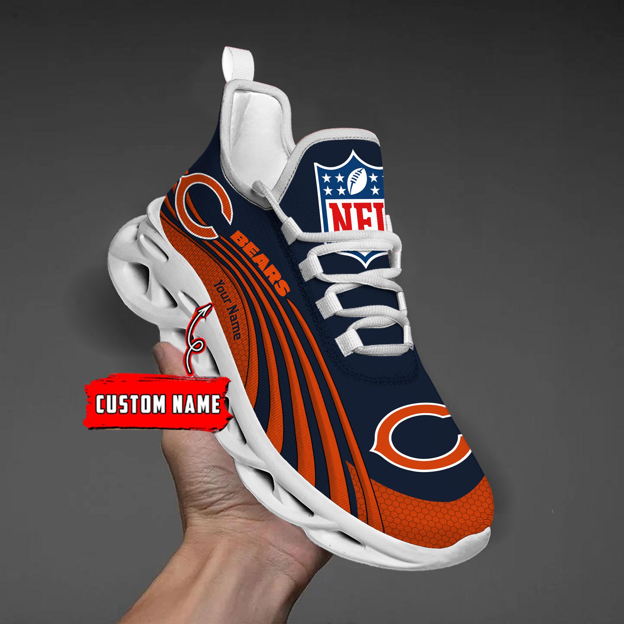 Personalized Chicago Bears Max Soul Shoes Sneakers for Men And Women – NFL Football Fan Shoes, Team Sneakers
