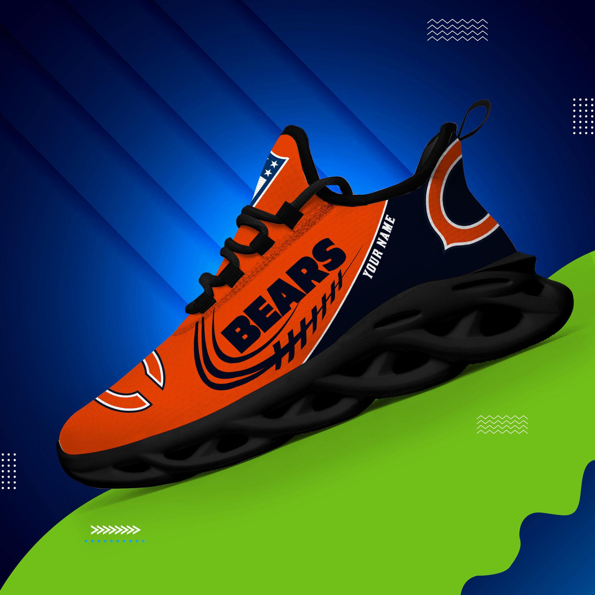 Personalized Chicago Bears Max Soul Shoes Sneakers for Men And Women – NFL Football Fan Shoes, Team Sneakers - Image 3