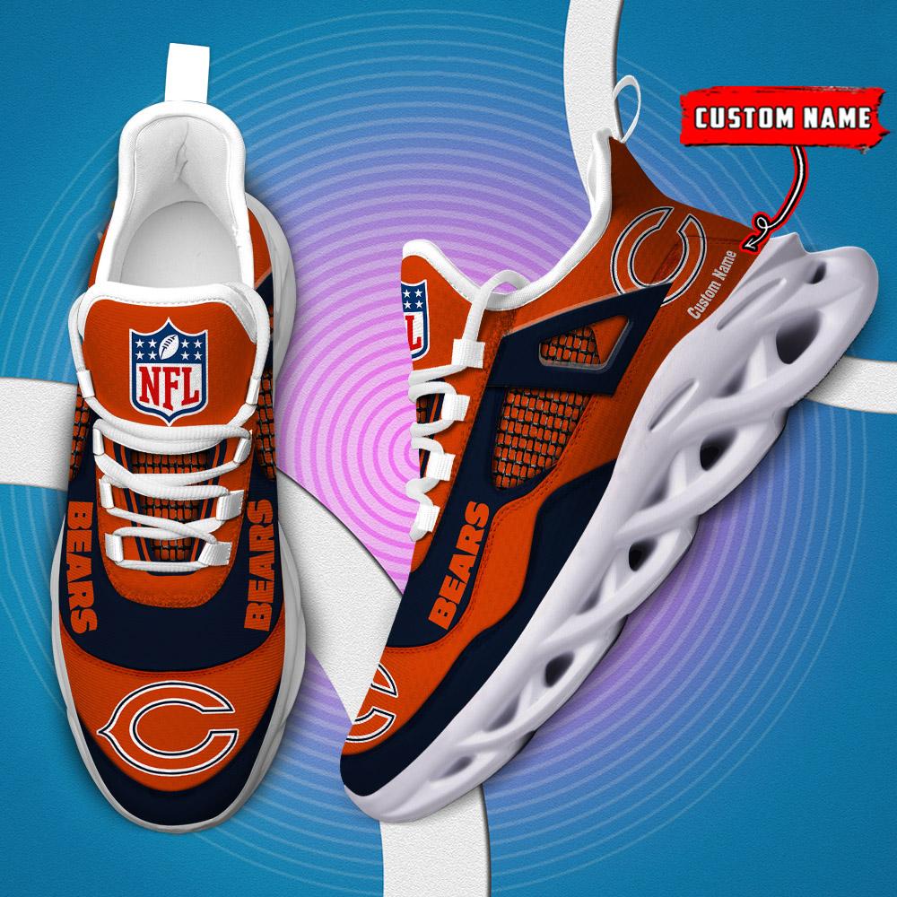 Personalized Chicago Bears Max Soul Shoes Sneakers for Men And Women – NFL Football Fan Shoes, Team Sneakers - Image 5