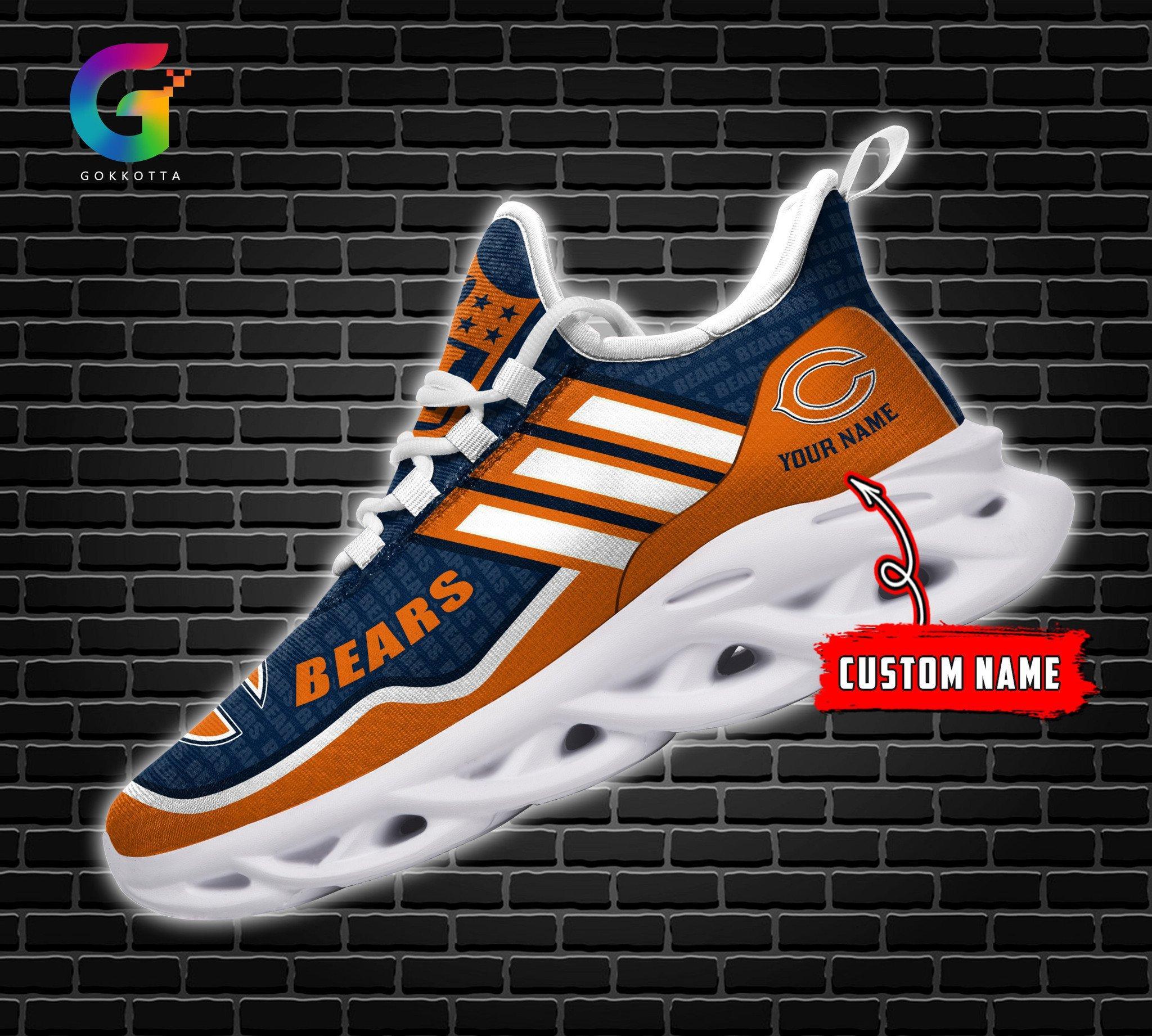 Personalized Chicago Bears Max Soul Shoes Sneakers for Men And Women – NFL Football Fan Shoes, Team Sneakers - Image 5