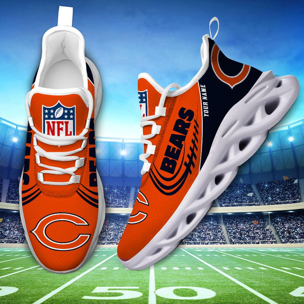 Personalized Chicago Bears Max Soul Shoes Sneakers for Men And Women – NFL Football Fan Shoes, Team Sneakers - Image 5