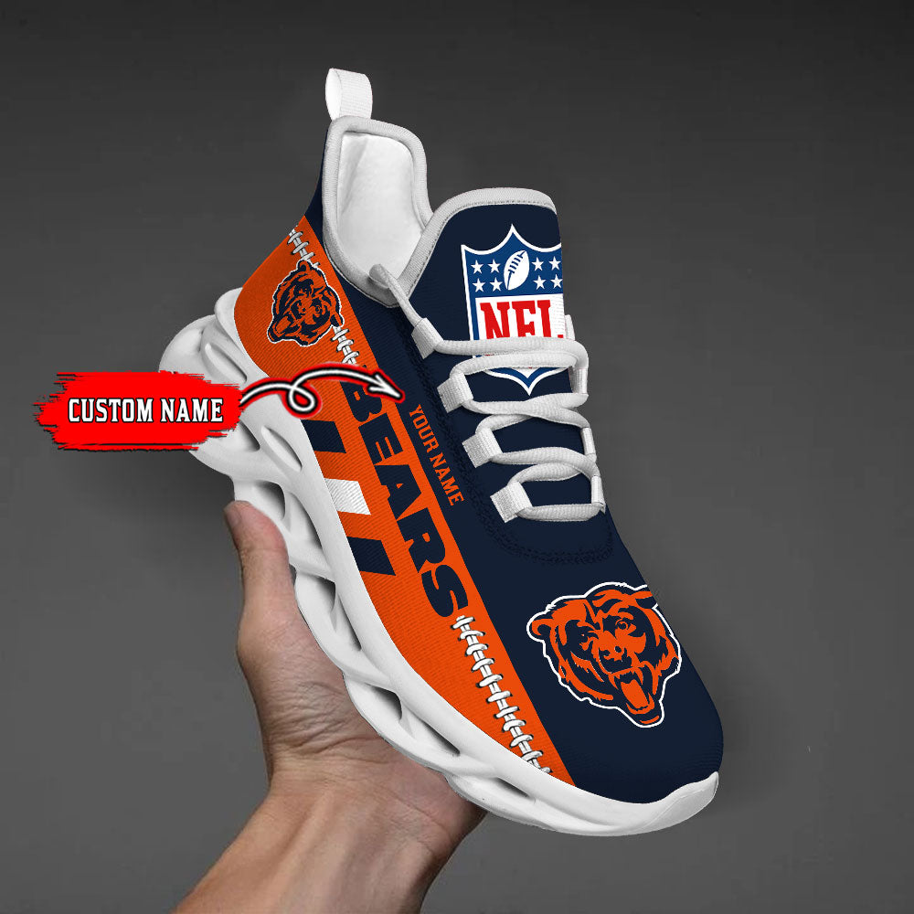 Personalized Chicago Bears Max Soul Shoes Sneakers for Men And Women – NFL Football Fan Shoes, Team Sneakers