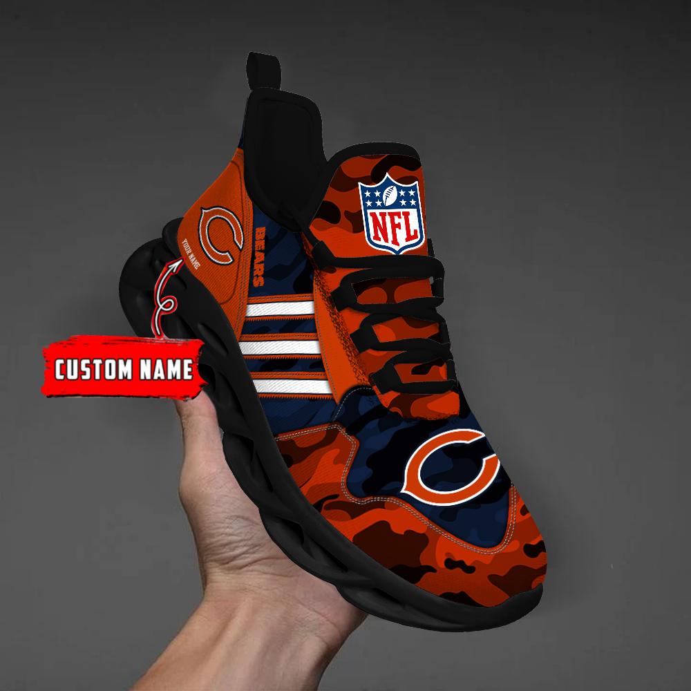 Personalized Chicago Bears Max Soul Shoes Sneakers for Men And Women – NFL Football Fan Shoes, Team Sneakers - Image 7