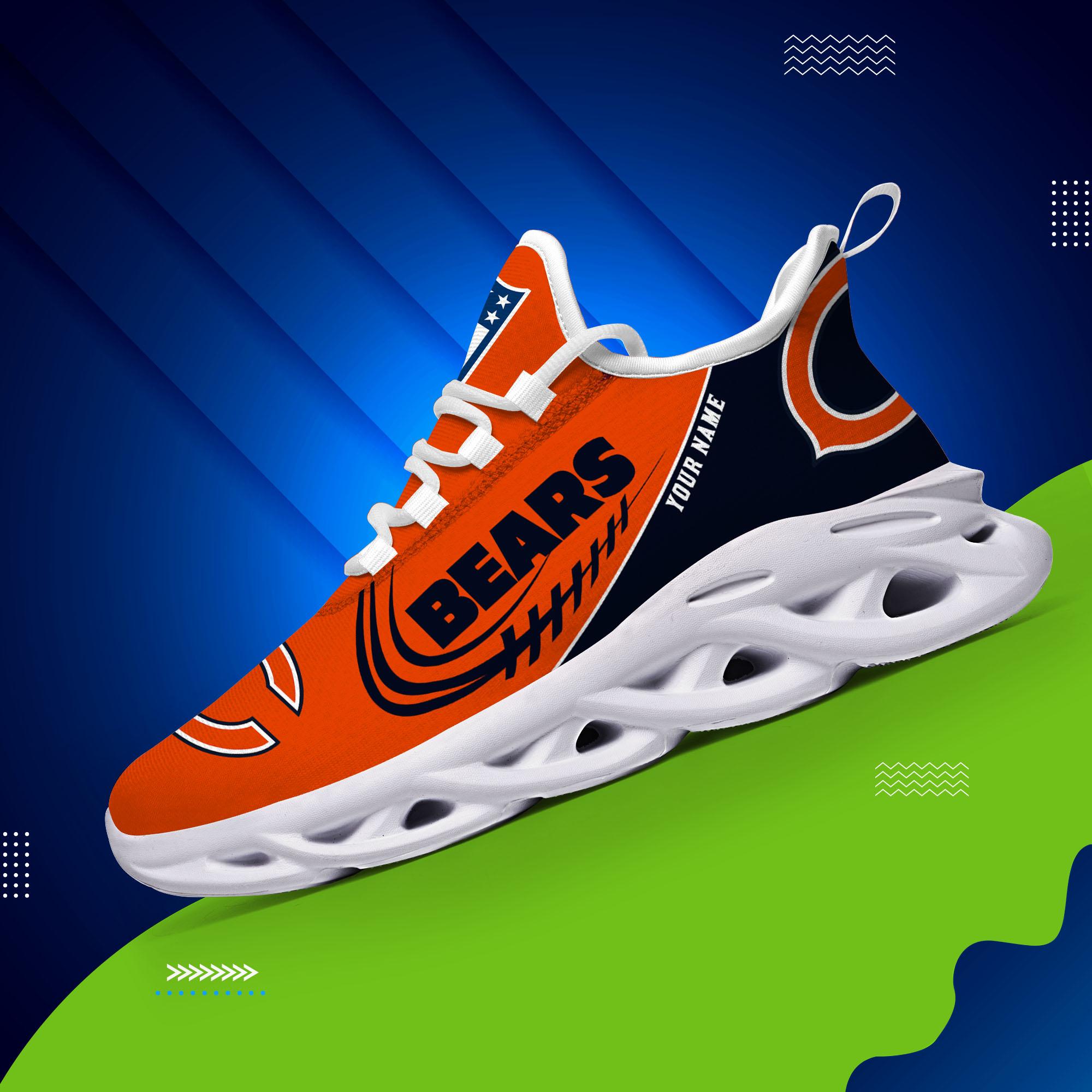 Personalized Chicago Bears Max Soul Shoes Sneakers for Men And Women – NFL Football Fan Shoes, Team Sneakers - Image 4