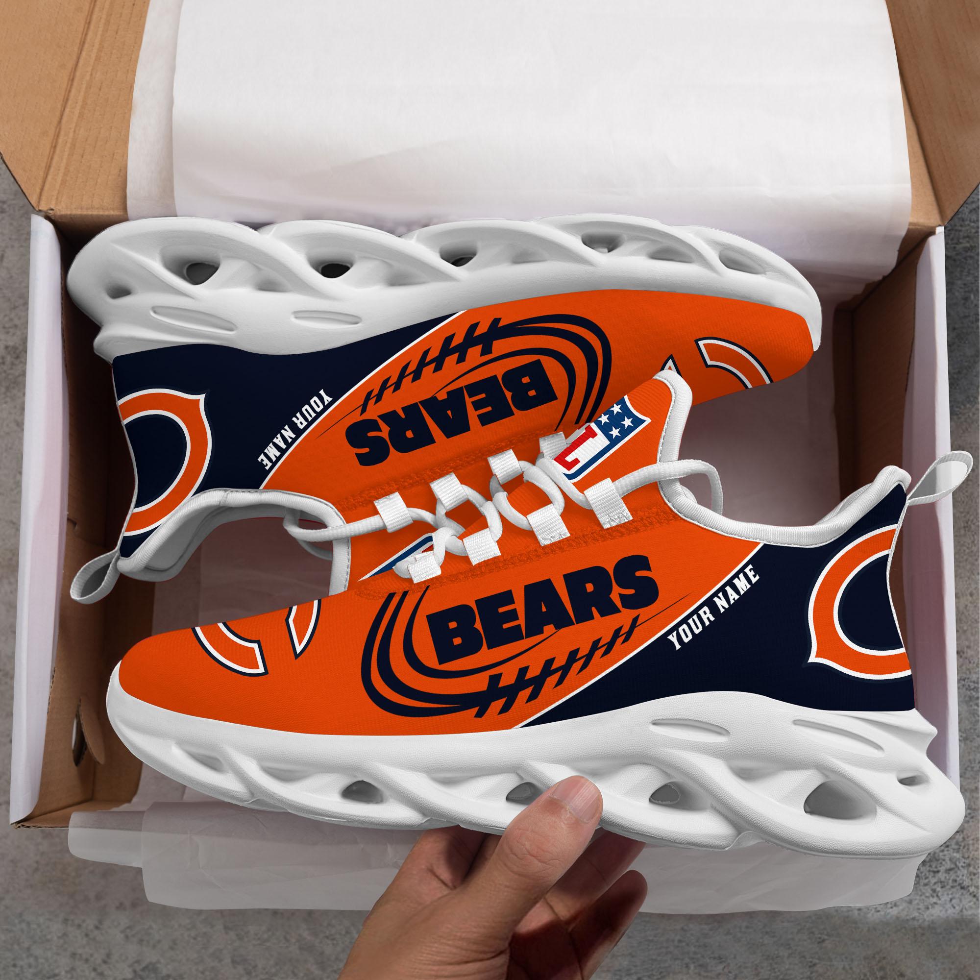 Personalized Chicago Bears Max Soul Shoes Sneakers for Men And Women – NFL Football Fan Shoes, Team Sneakers - Image 8