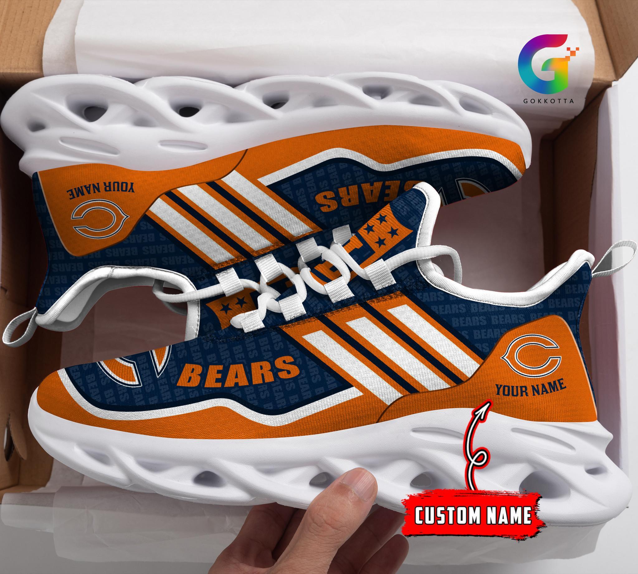 Personalized Chicago Bears Max Soul Shoes Sneakers for Men And Women – NFL Football Fan Shoes, Team Sneakers - Image 3