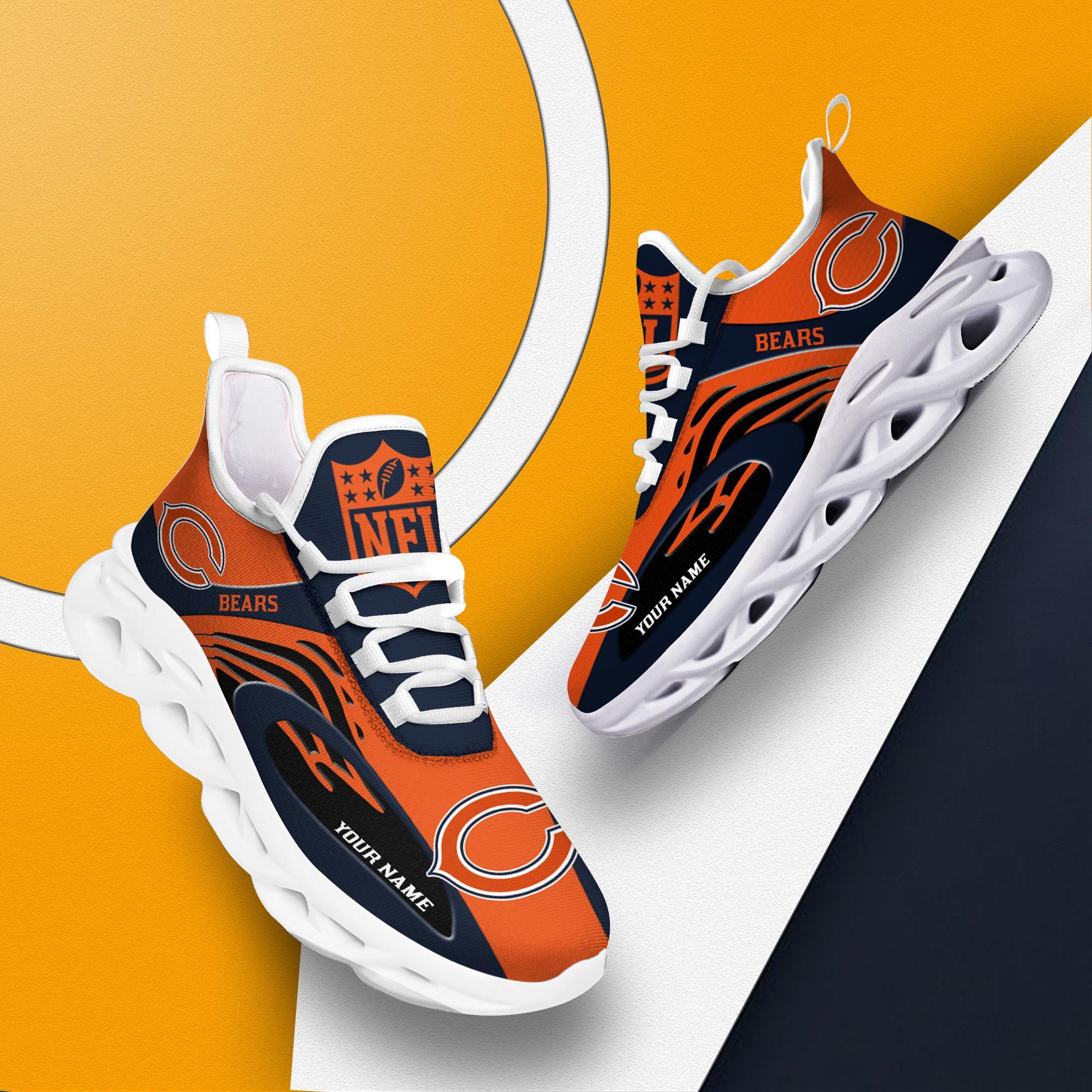 Personalized Chicago Bears Max Soul Shoes Sneakers for Men And Women – NFL Football Fan Shoes, Team Sneakers - Image 5